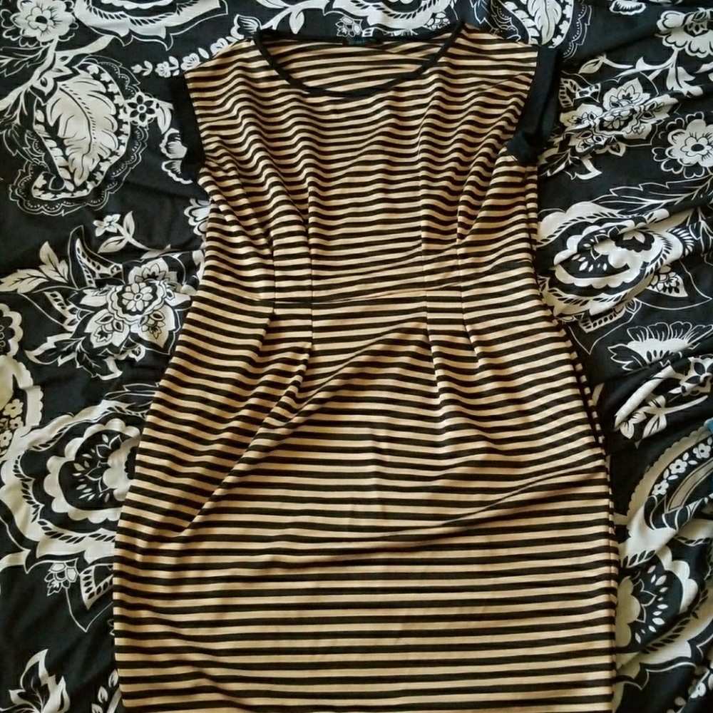 Striped business dress